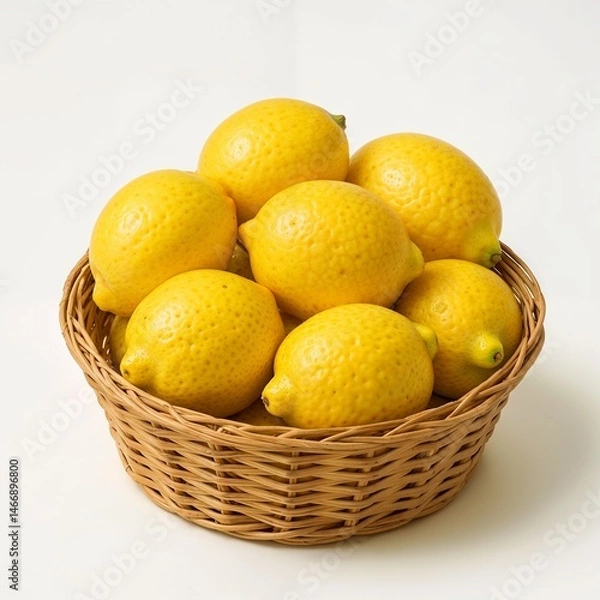 Obraz lemons in a basket