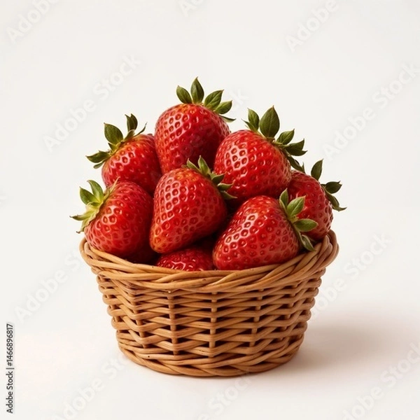 Obraz strawberries in a basket