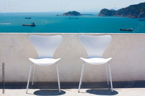 Obraz 부산 옥상 바다