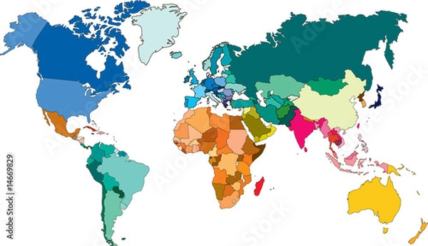 Obraz Kolor Planisphere