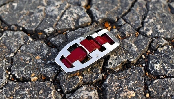 Obraz Wallet Red Detail on Stone Surface