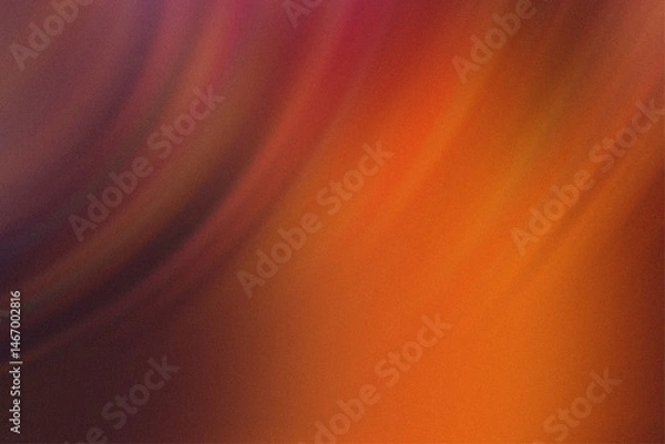 Fototapeta Warm Sunset Gradient with Flowing Color Blend