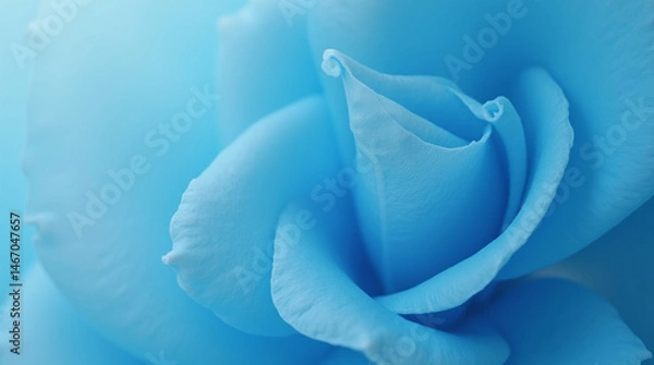 Fototapeta Microphotography of Minimalist Blue Mesh Pattern – Close-Up Texture and Geometry