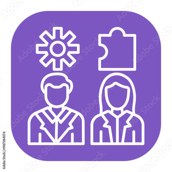 Fototapeta Cooperation Icon