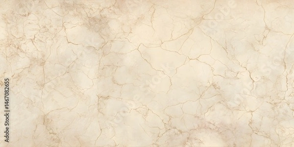 Fototapeta Warm Vanilla Marble Texture Subtle Ivory Cracks and Vintage Appeal