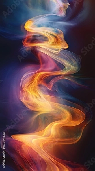 Obraz Abstract swirling smoke