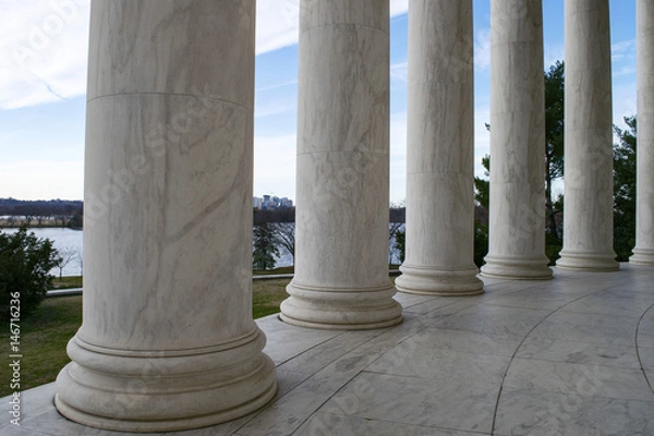 Fototapeta The Columns at the Jefferson Memorial