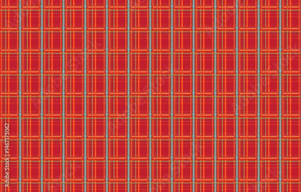 Fototapeta Seamless Ikat Pattern. Abstract background for textile design, wallpaper, surface textures, wrapping paper.
