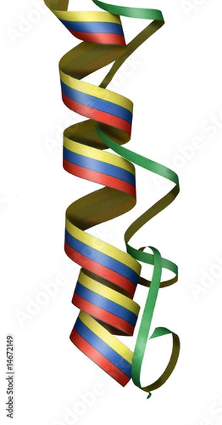 Obraz luftschlange freigestellt