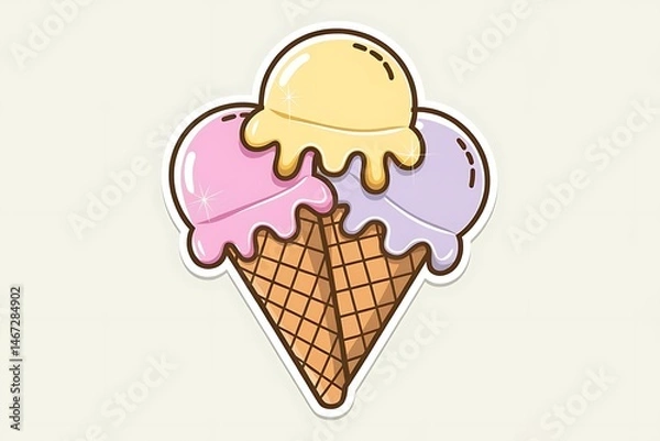 Obraz ice cream cone