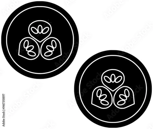Fototapeta vegetable illustration healthy silhouette organic logo green icon cucumber outline food fresh vegetarian cucumbers diet ingredient slice salad raw shape or vector graphic background