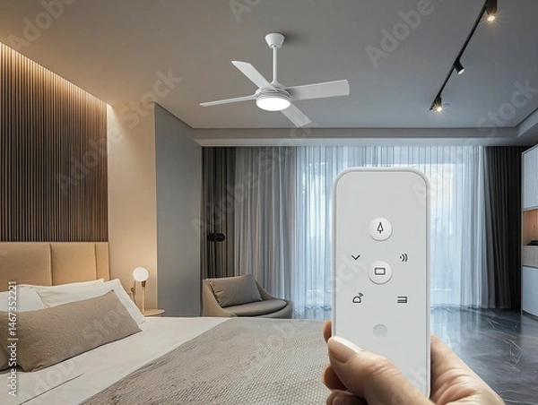 Obraz Smart Home Ceiling Fan