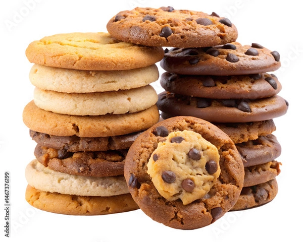 Obraz stack of assorted cookies