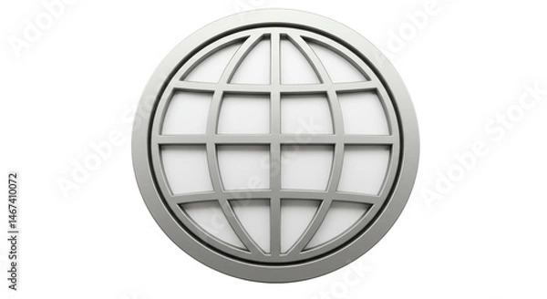 Obraz Isolated Globe Icon