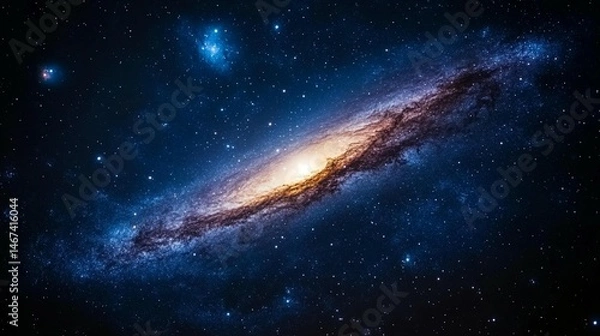 Fototapeta Spiral Galaxy in Deep Space