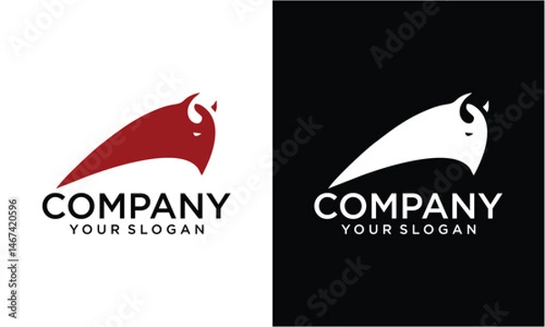 Fototapeta Creative Byson Logo design vector illustration