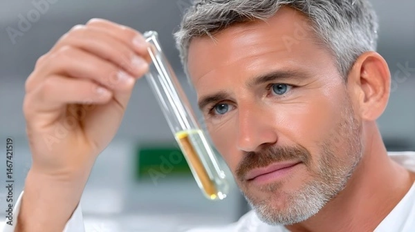 Fototapeta Laboratory Research Focused on Chemical Analysis and Experimentation