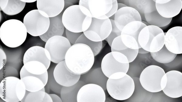 Obraz Abstract Grayscale Light Bokeh Pattern