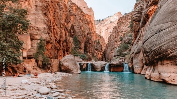 Obraz canyon of the river