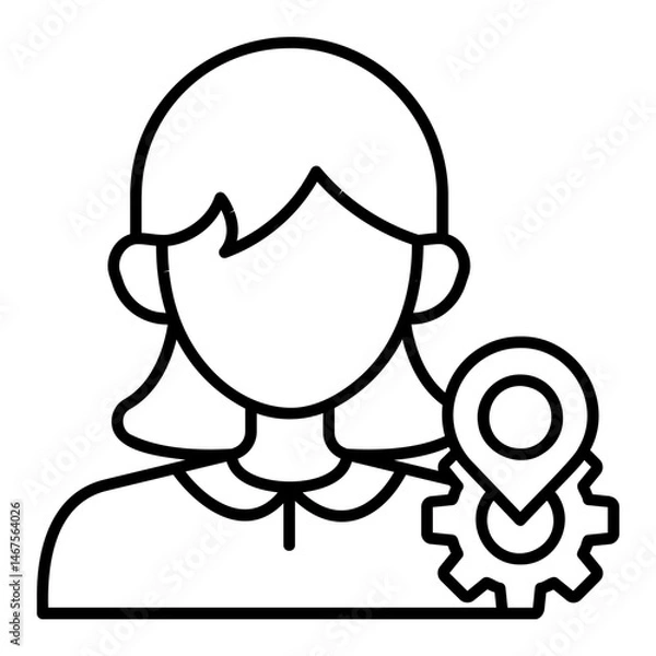 Fototapeta Local Resource Icon