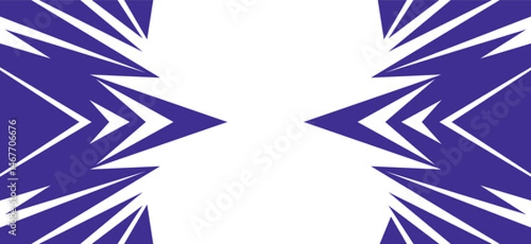 Obraz Abstract purple & white background with spikes and zigzag line amazing pattern with some copy apace area