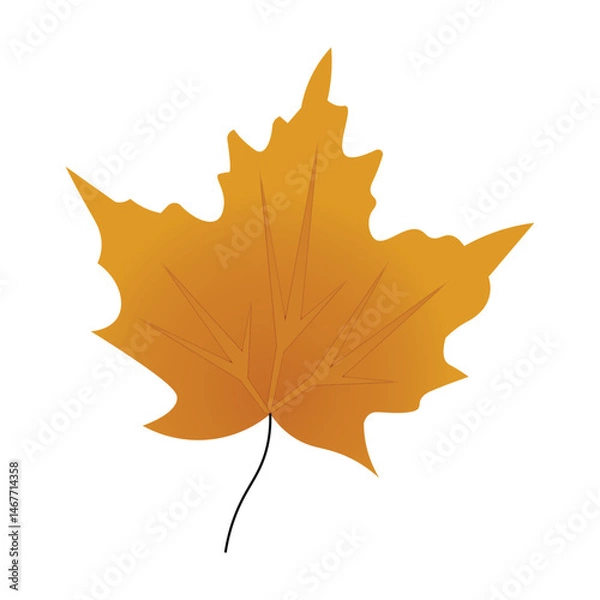 Fototapeta Maple Leaf (yellow)