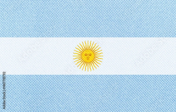 Fototapeta Flag of argentina