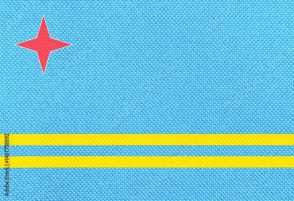 Fototapeta Flag of Aruba