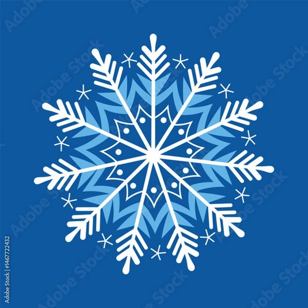 Fototapeta Snowflake Icon: snowflake