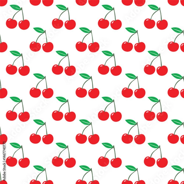 Fototapeta Cherry pattern background design