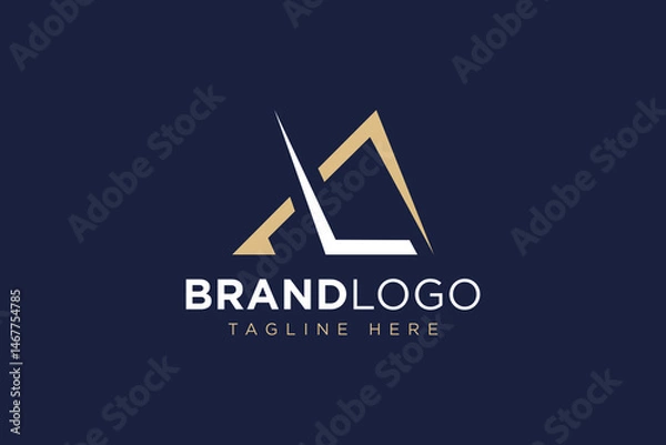 Obraz letter al logo icon vector design template concept