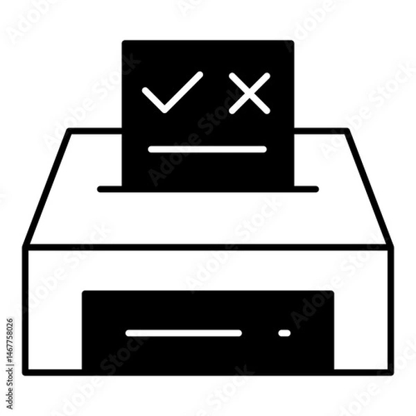 Obraz Vote dualtone icon