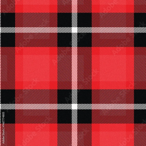 Fototapeta red and white checkered pattern