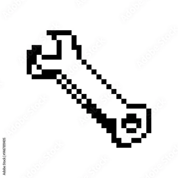 Obraz pixel wrench