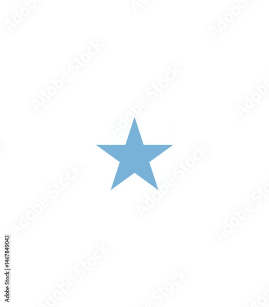 Obraz star on white background