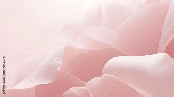 Fototapeta Soft Pink Rose Petals Background Close-Up for Romantic or Feminine Designs
