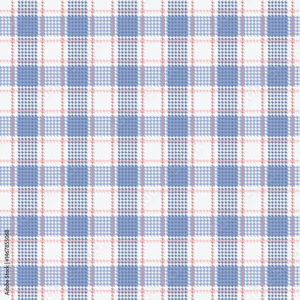 Obraz Seamless Houndstooth Gingham Pattern 15 May 2025