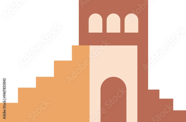 Fototapeta Boho Abstract Architecture