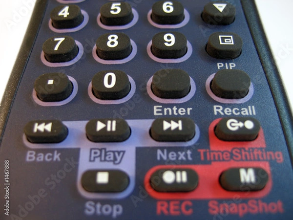 Obraz remote control buttons