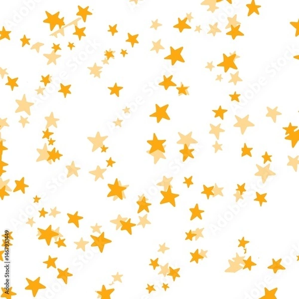 Obraz  stars golden background pattern Christmas gift wrap 