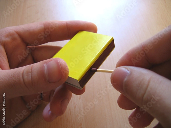 Obraz starting a fire