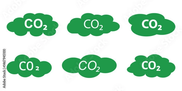 Obraz co2 planet icon sign vector