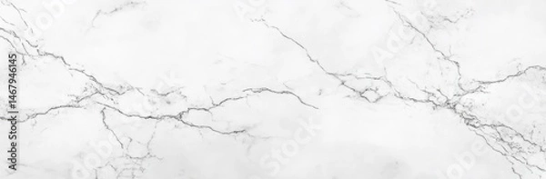 Fototapeta White Marble Texture: Elegant Veined Design