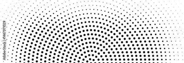 Obraz Vector halftone modern pop art twisted texture for poster, cover, business card, postcard, art label layout, sticker