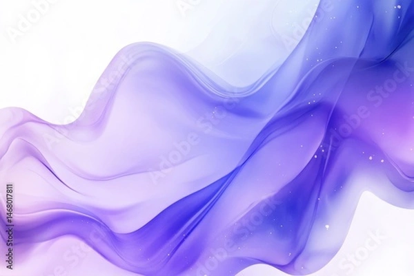 Fototapeta Abstract purple wave design illustration on background