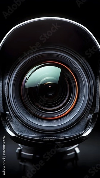 Obraz Professional Camera Lens Closeup Macro Shot