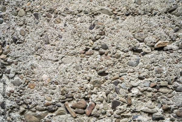 Obraz close up texture of old stone concrete wall