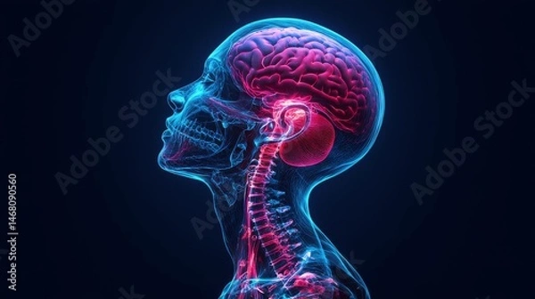 Fototapeta The field of otorhinolaryngology, led by modern otorhinolaryngologist doctors, focuses on the diagnosis of diseases and offers effective treatment options for ear pain, chronic nasal illnesses, and