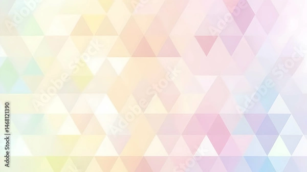 Fototapeta Subtle geometric pattern with soft pastel hues perfect for modern design