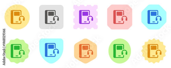 Fototapeta Editable audio book vector icon. Online learning, course, tutorial. Part of a big icon set family. Perfect for web and app interfaces, presentations, infographics, etc